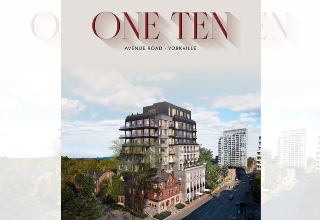 Rendering of One Ten Avenue Road Condos
